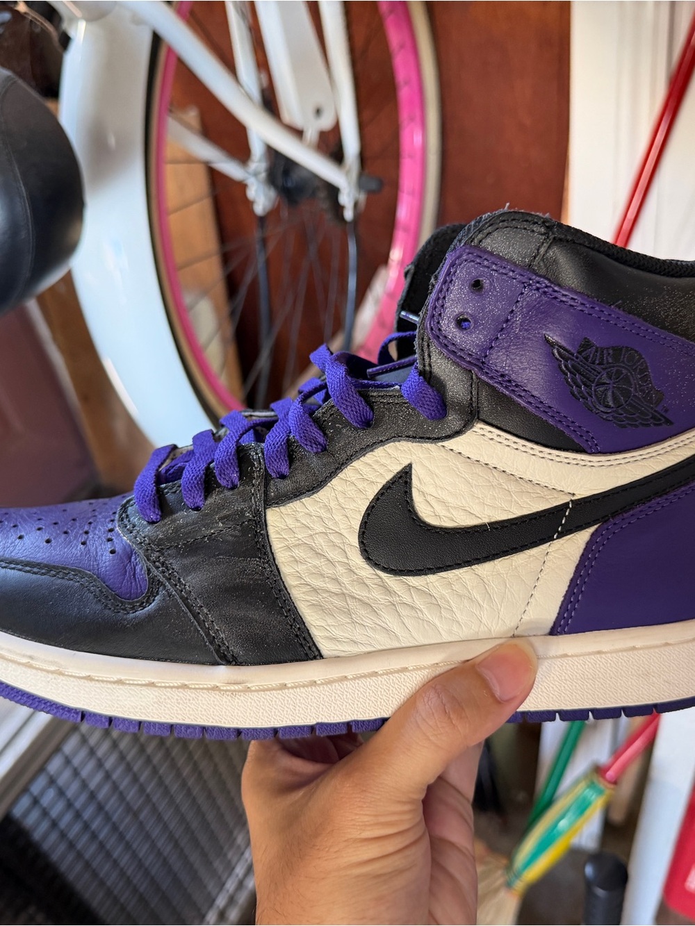 Nike Air Jordan 1 High OG — Purple Toe